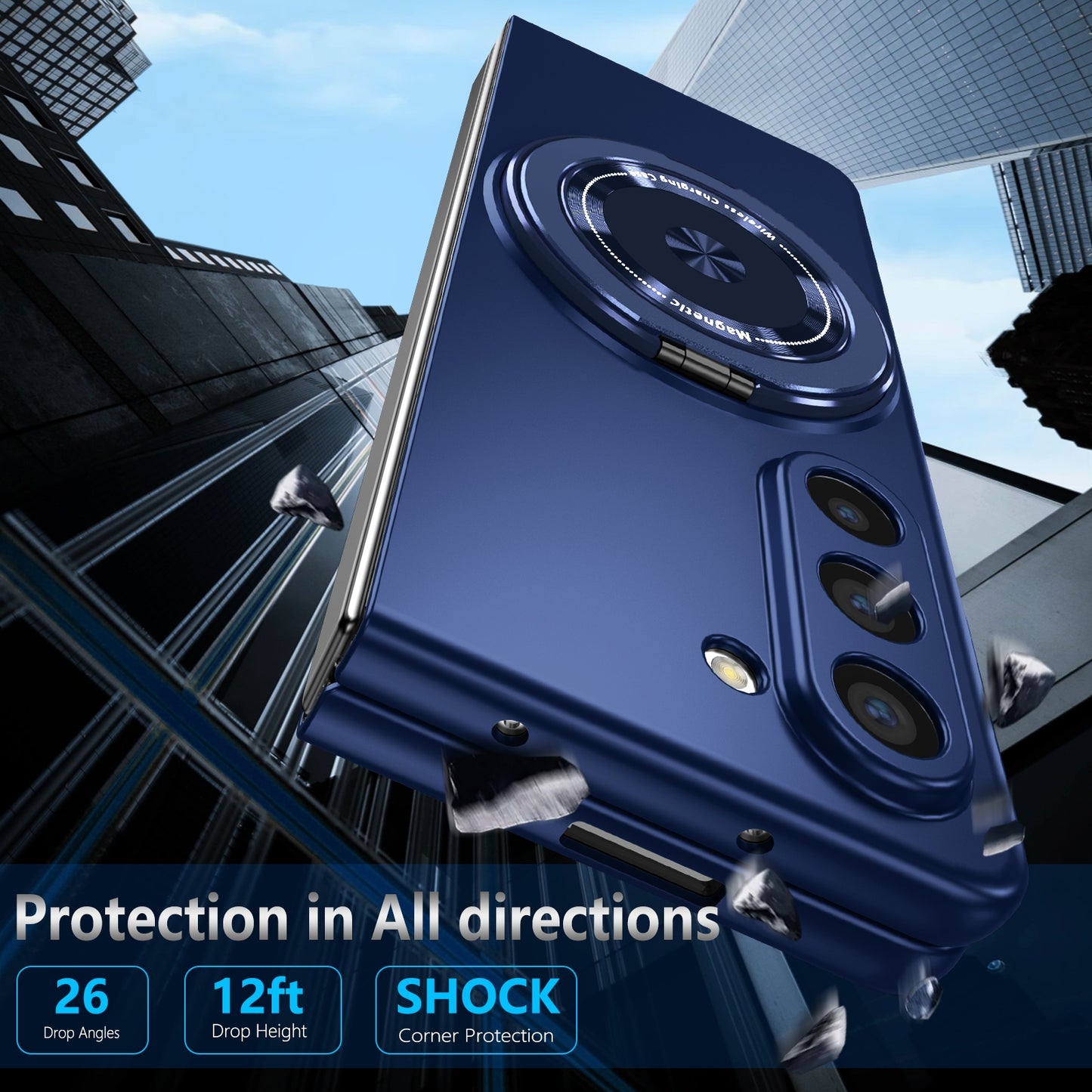 360° Rotating MagSafe Shockproof Case for Samsung Galaxy Z Fold