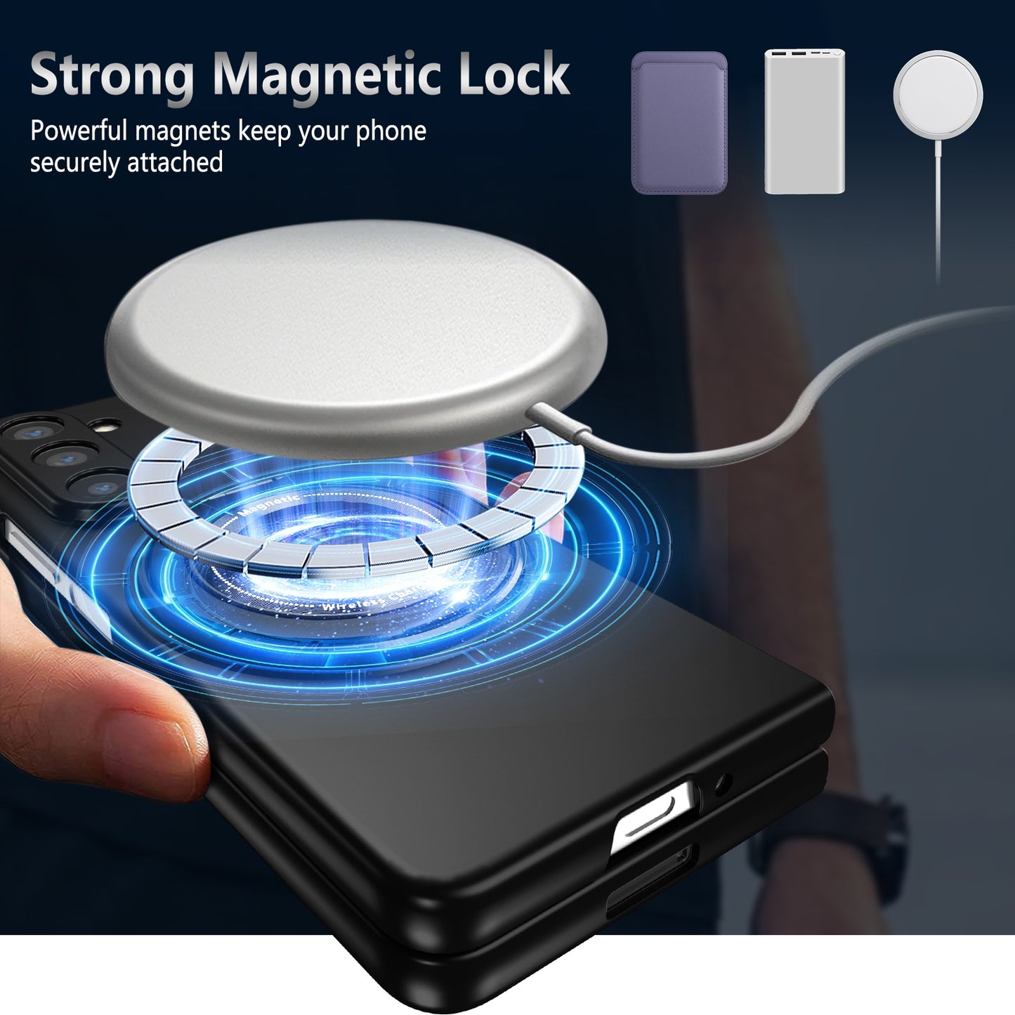 360° Rotating MagSafe Shockproof Case for Samsung Galaxy Z Fold