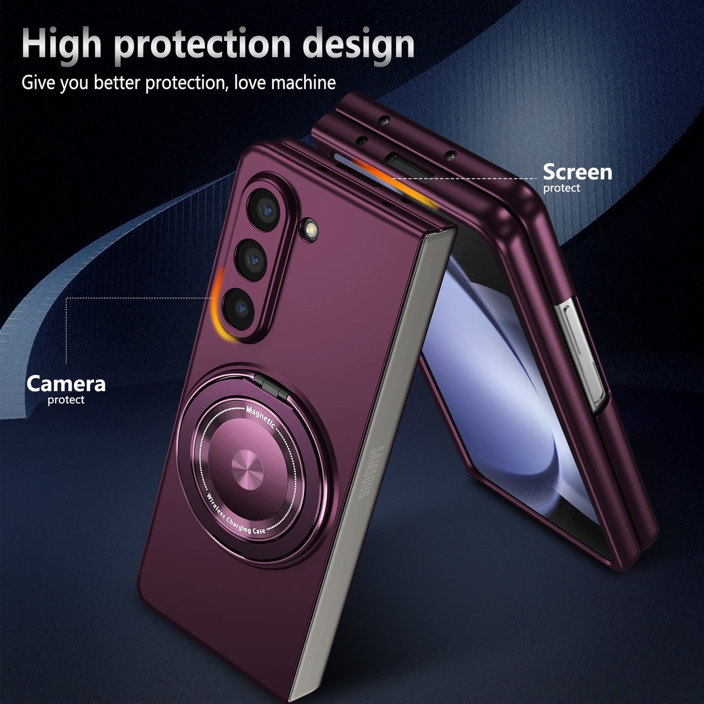 360° Rotating MagSafe Shockproof Case for Samsung Galaxy Z Fold