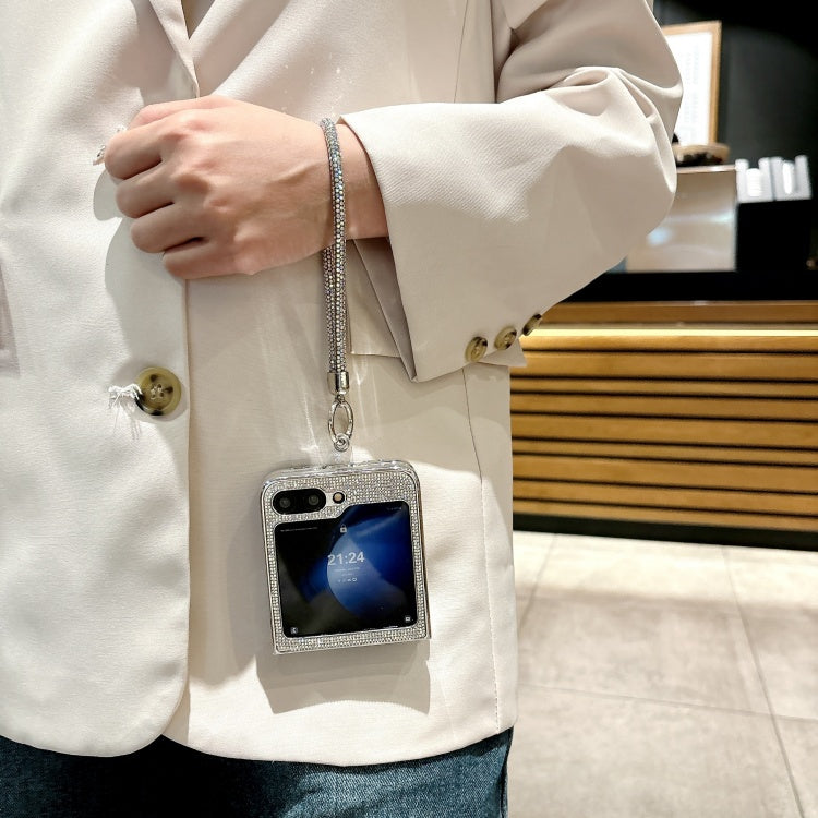 Luxury Sparkling Diamond Bracelet Case for Samsung Z Flip Series