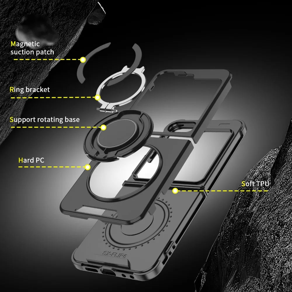 Kickstand Ring Case for Galaxy Z Flip 6