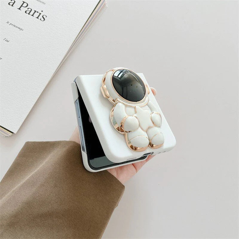 CUTE SPACE ASTRONAUTS CASE FOR SAMSUNG GALAXY Z FLIP