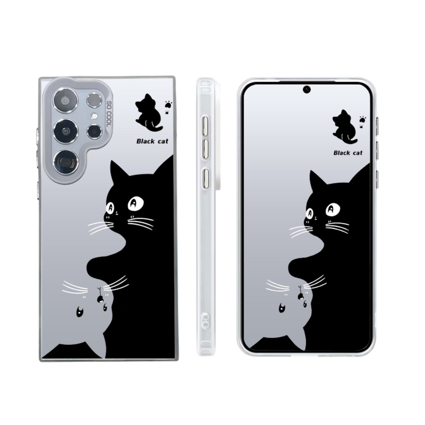 cute cat  case for samsung galaxy S series