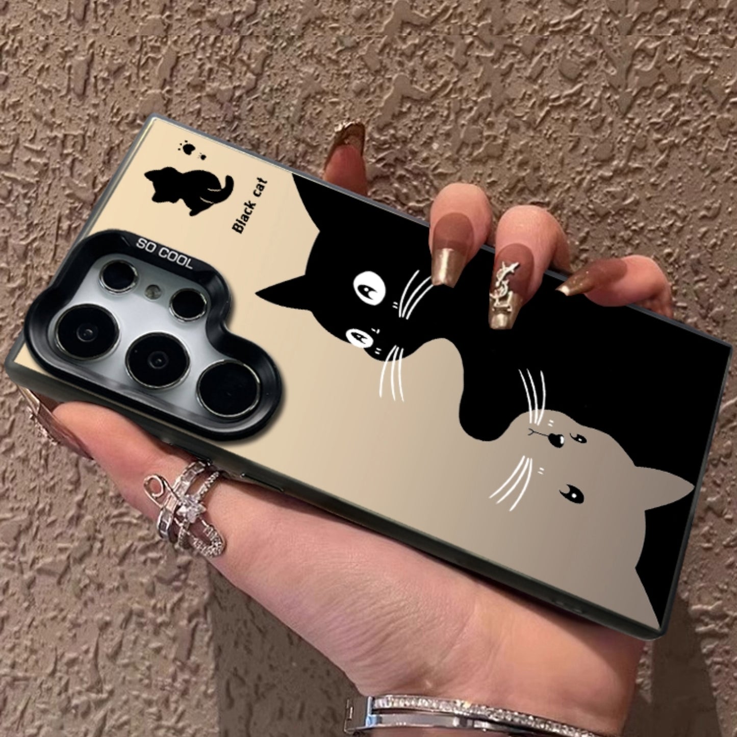 cute cat  case for samsung galaxy S series