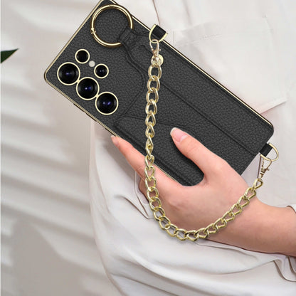 Luxury Leather Electroplated Case  For Samsung Galaxy S Ultra