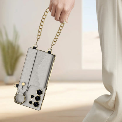 Luxury Leather Electroplated Case  For Samsung Galaxy S Ultra
