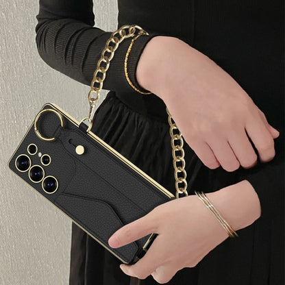 Luxury Leather Electroplated Case  For Samsung Galaxy S Ultra