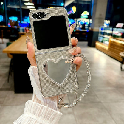 Luxury Sparkling Diamond Bracelet Case for Samsung Z Flip Series