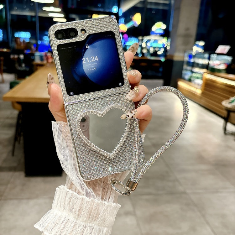 Luxury Sparkling Diamond Bracelet Case for Samsung Z Flip Series