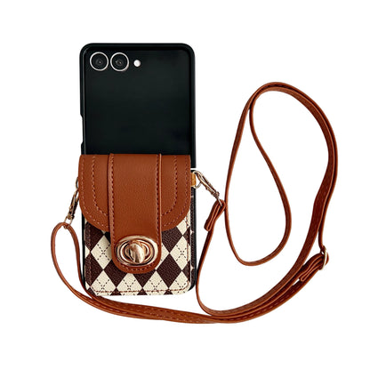 LuxePurse Crossbody Card Case for Z Flip