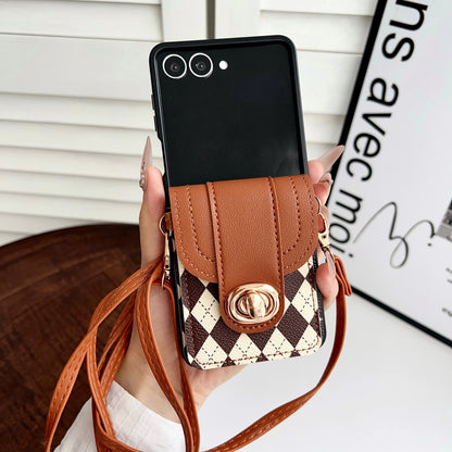 LuxePurse Crossbody Card Case for Z Flip